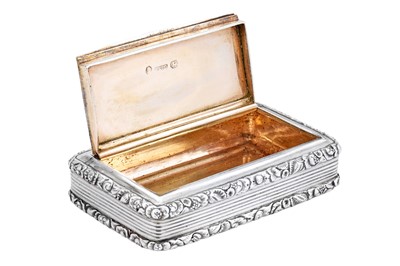 Lot 2243 - A George IV Silver Snuff-Box