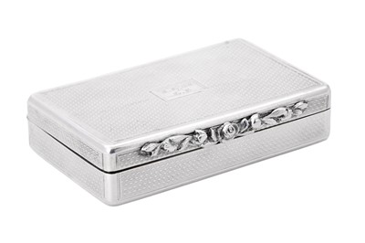 Lot 2241 - A Victorian Silver Snuff-Box