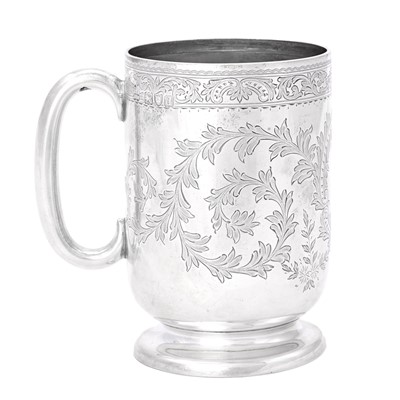 Lot 2323 - A Victorian Silver Christening-Mug