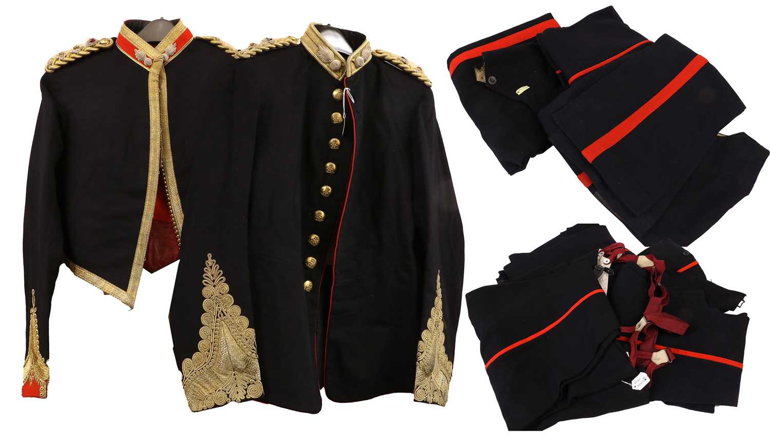 Lot 123 - A Victorian Shell Jacket to Colonel F W Carter...