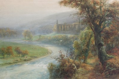 Lot 1304 - *F Marten (19th/20th century) Bolton Abbey...