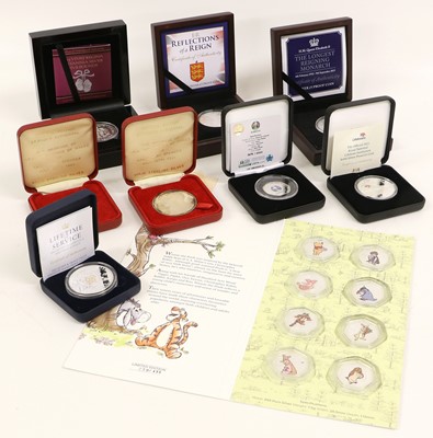 Lot 359 - Mixed Silver Proof Coins and Medallions;...