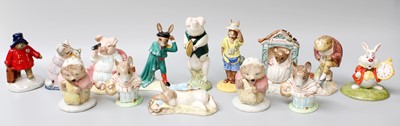 Lot 137 - Fourteen Ceramic Figures, boxed Beatrix Potter,...