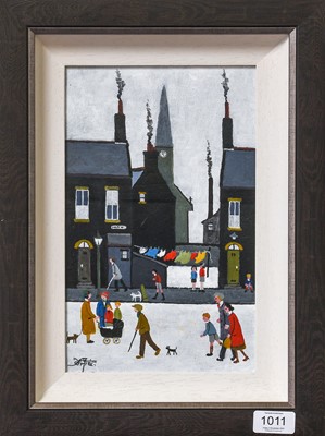 Lot 1011 - Allen Tortice (b.1948) "Wash Day" Signed,...