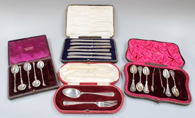Lot 39 - A Collection of Assorted Cased Sets of...