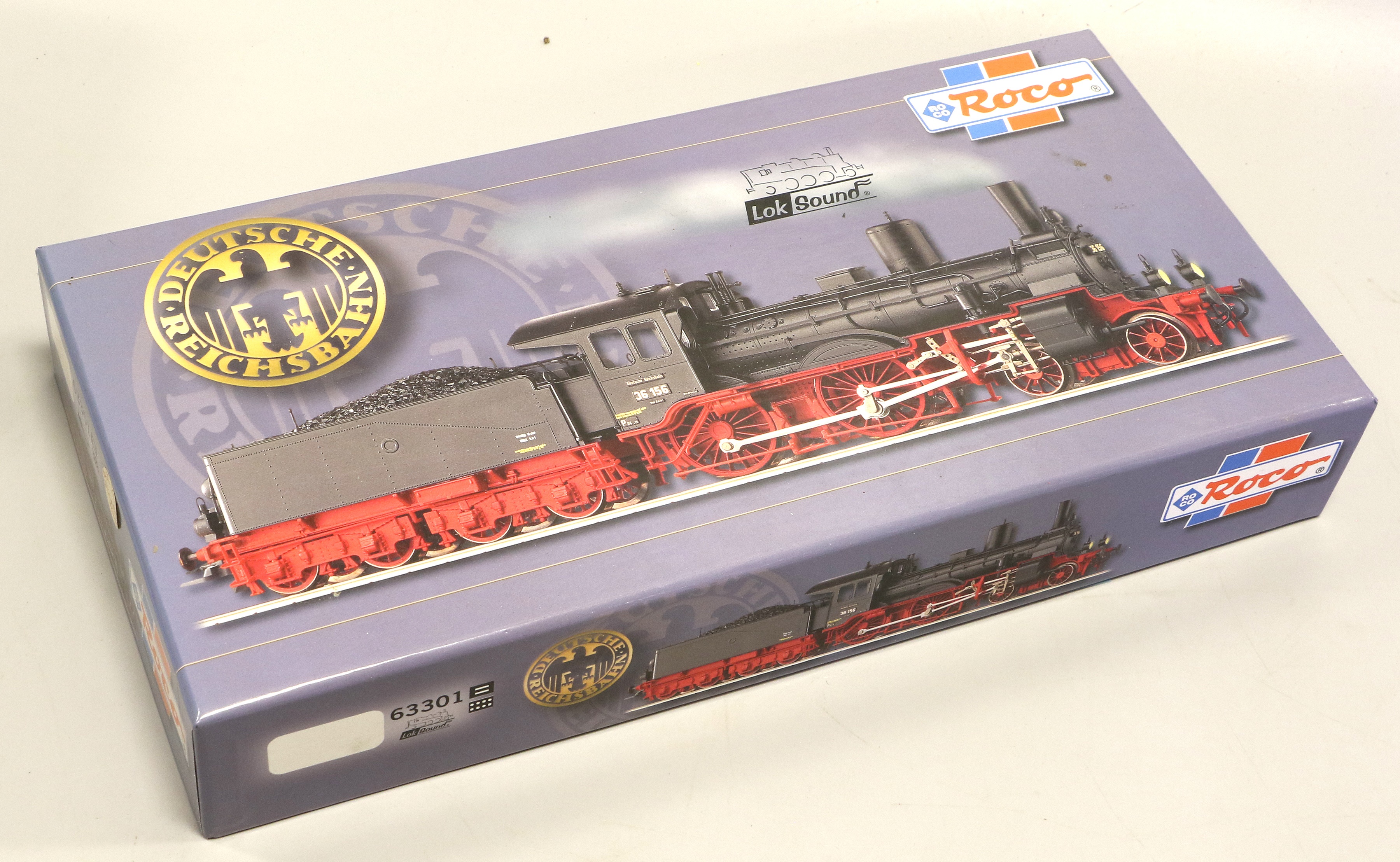 Roco 63151 Lot 4344 - Roco HO Gauge 63301 4-4-0 DR P24 36156