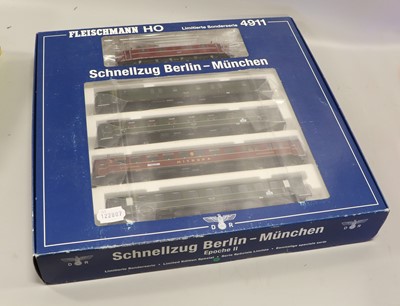 Lot 4257 - Fleischmann HO Gauge 4911 Express Train Berlin-Munich (Epoch II)