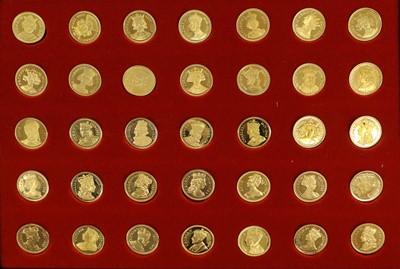 Lot 352 - Our Royal Sovereigns Coin Collection; by...