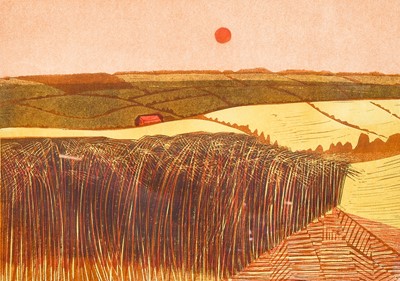 Lot 1056 - Robert Tavener (1920-2004) "Cornfield & Downs"...