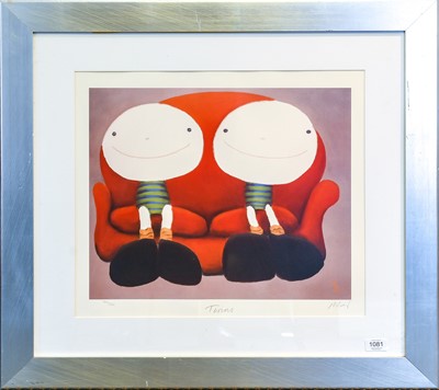 Lot 1081 - Mackenzie Thorpe (b.1956) "Twins" Signed,...