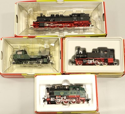 Lot 4268 - Fleischmann HO Gauge Four Tank Locomotives