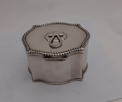 Lot 2260 - A Continental Silver Tea-Caddy