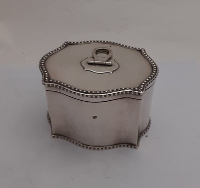 Lot 2260 - A Continental Silver Tea-Caddy