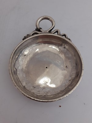 Lot 2265 - A Louis XV French Provincial Silver Wine-Taster or Tasse à Vin