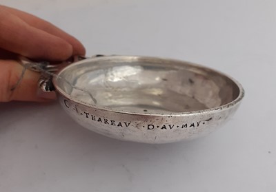 Lot 2265 - A Louis XV French Provincial Silver Wine-Taster or Tasse à Vin