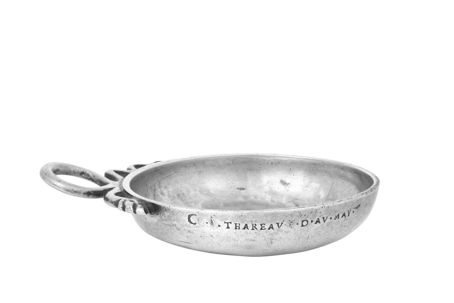 Lot 2265 - A Louis XV French Provincial Silver Wine-Taster or Tasse à Vin