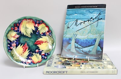 Lot 181 - A Moorcroft Pottery Plate, "Leaves and Berries"...