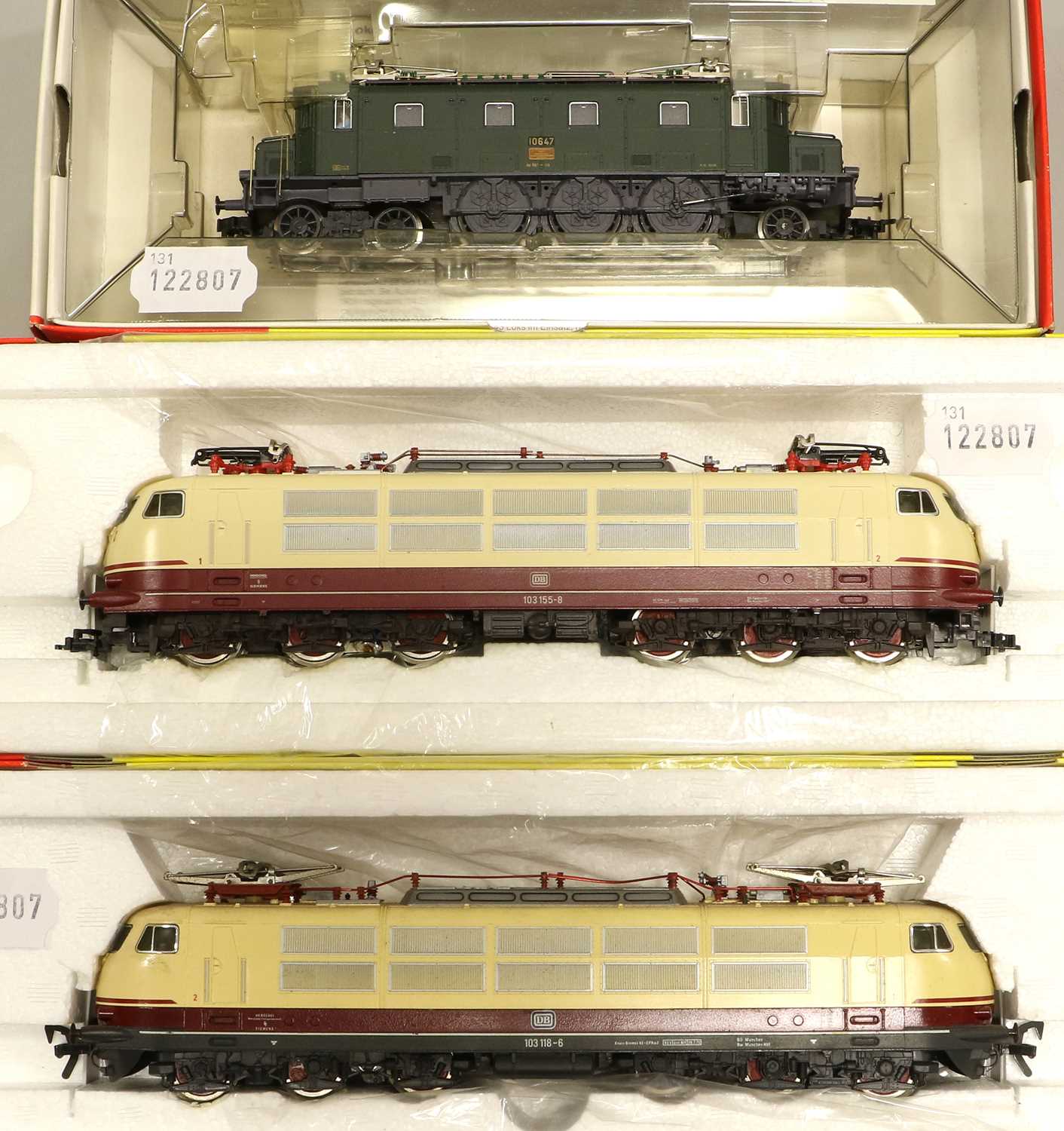 Lot 4278 - Fleischmann HO Gauge Three Pantograph Locomotives