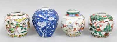 Lot 215 - Chinese Porcelain Ginger Jar, Kangxi mark but...