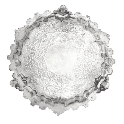 Lot 2217 - A George IV Silver Waiter
