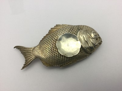 Lot 2242 - A Japanese Silver Pepperette