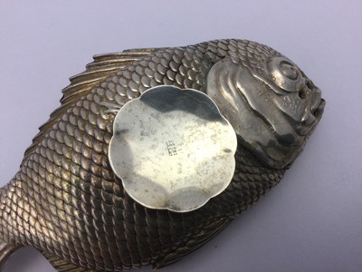 Lot 2242 - A Japanese Silver Pepperette