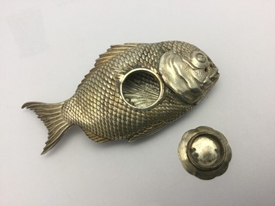 Lot 2242 - A Japanese Silver Pepperette