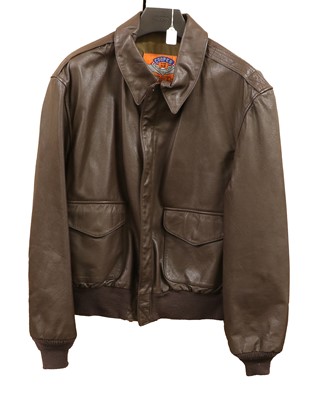 Lot 137 - A US Cooper Type A2 Leather Flying Jacket,...