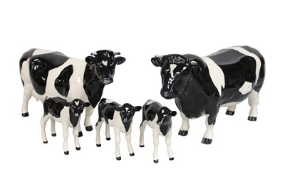 Lot 2194 - Beswick Friesian Cattle Comprising: Bull Ch....