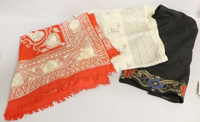 Lot 2138 - Decorative Eastern Woven Textiles, comprising...