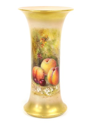 Lot 122 - A Royal Worcester Porcelain Vase, 1924, by...