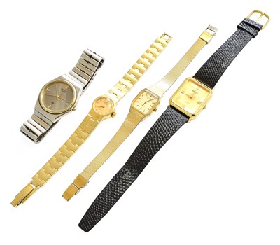 Lot 389 - Two Gent's Seiko Wristwatches and Two Lady's...