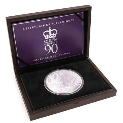 Lot 390 - Jersey, Silver Proof Kilo £100 2016; one kilo...