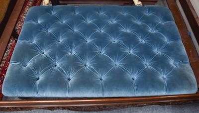 Lot 1327 - An Arlo & Jacob Buttoned Blue Velvet Oversized...