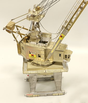 Lot 4248 - Constructed HO Gauge White Metal Crane Kit