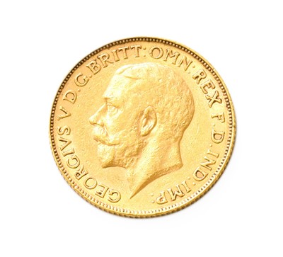 Lot 457 - George V, Sovereign 1911, obv. bare head left,...