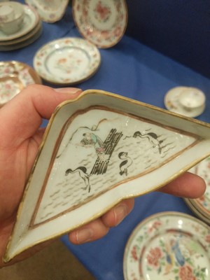 Lot 191 - A Chinese Porcelain Hors d'Oeuvres Set, 19th...