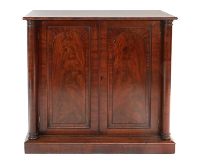 Lot 1173 - A Victorian Mahogany Double-Door Cupboard, 3rd...