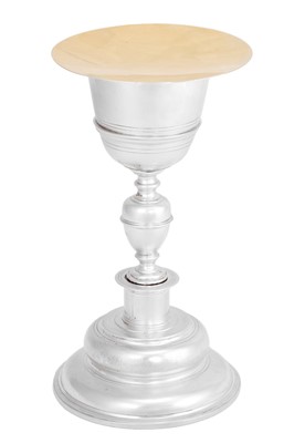 Lot 2337 - A Victorian Silver Communion-Cup With an Associated Paten