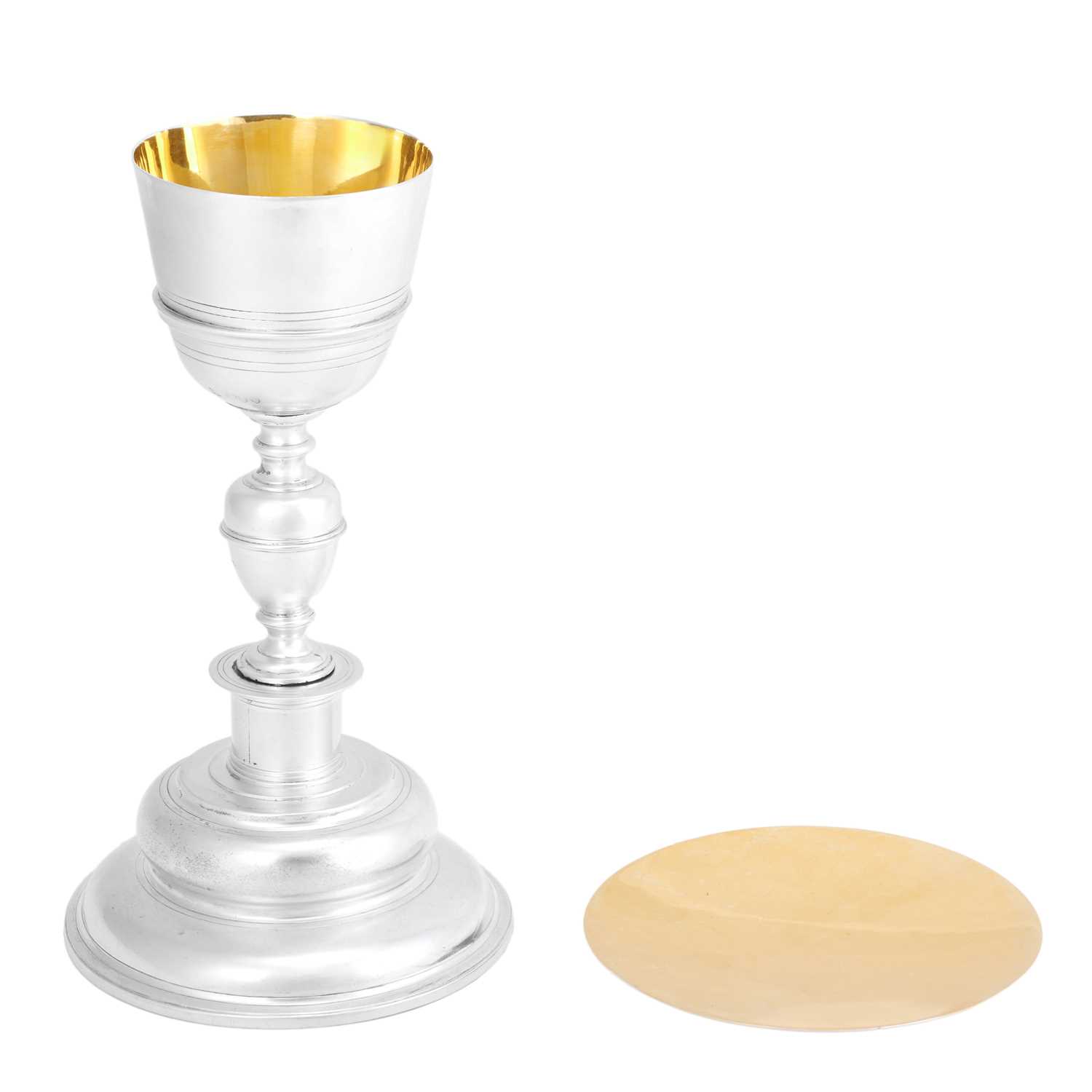 Lot 2337 - A Victorian Silver Communion-Cup With an Associated Paten