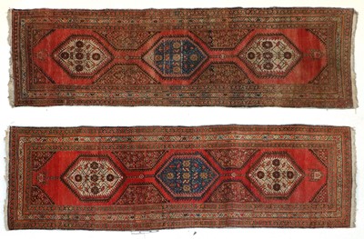 Lot 1039 - Pair of North West Persian Runners, circa 1930...