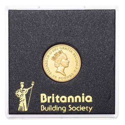 Lot 316 - Elizabeth II, 1/4oz Gold Britannia 1987,...