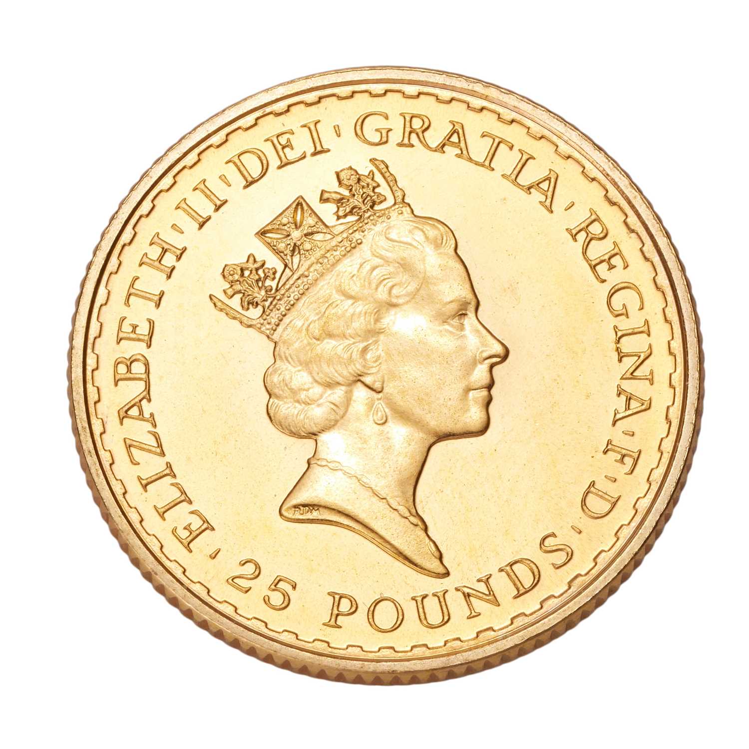 Lot 316 - Elizabeth II, 1/4oz Gold Britannia 1987,...