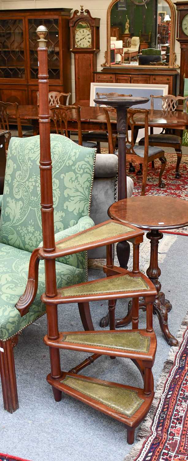 Reproduction Library Table Lot 1285 - A Set of Reproduction Mahogany Library