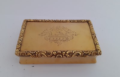 Lot 264 - A George IV Irish Gold Freedom-Box
