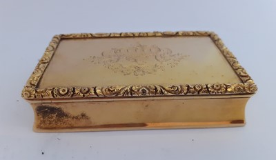 Lot 264 - A George IV Irish Gold Freedom-Box