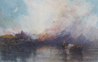 Lot 1103 - Stephen Frank Wasley (1848-1934) "Sunset...