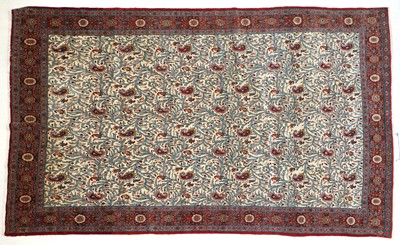 Lot 1054 - Ghom Carpet Central Iran, circa 1940 The ivory...