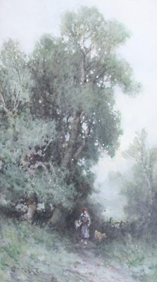 Lot 1105 - Stephen Frank Wasley (1848-1934) Figures in a...