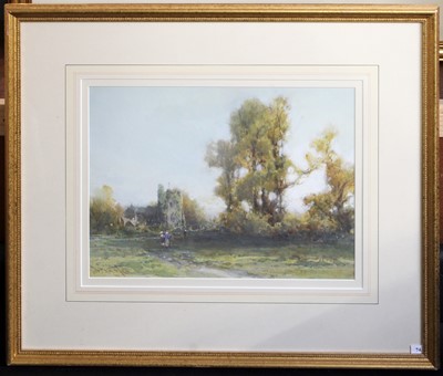 Lot 1105 - Stephen Frank Wasley (1848-1934) Figures in a...